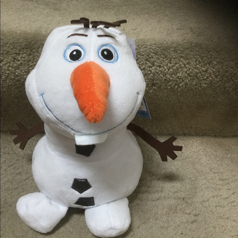 New Frozen Olaf plush coin bank
